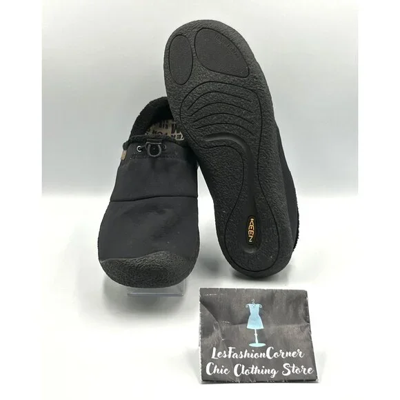 Keen Men's Black Howser III Sliden Warm Winter Slip-On Slippers Shoes Sz 11 3031 - Picture 4 of 16
